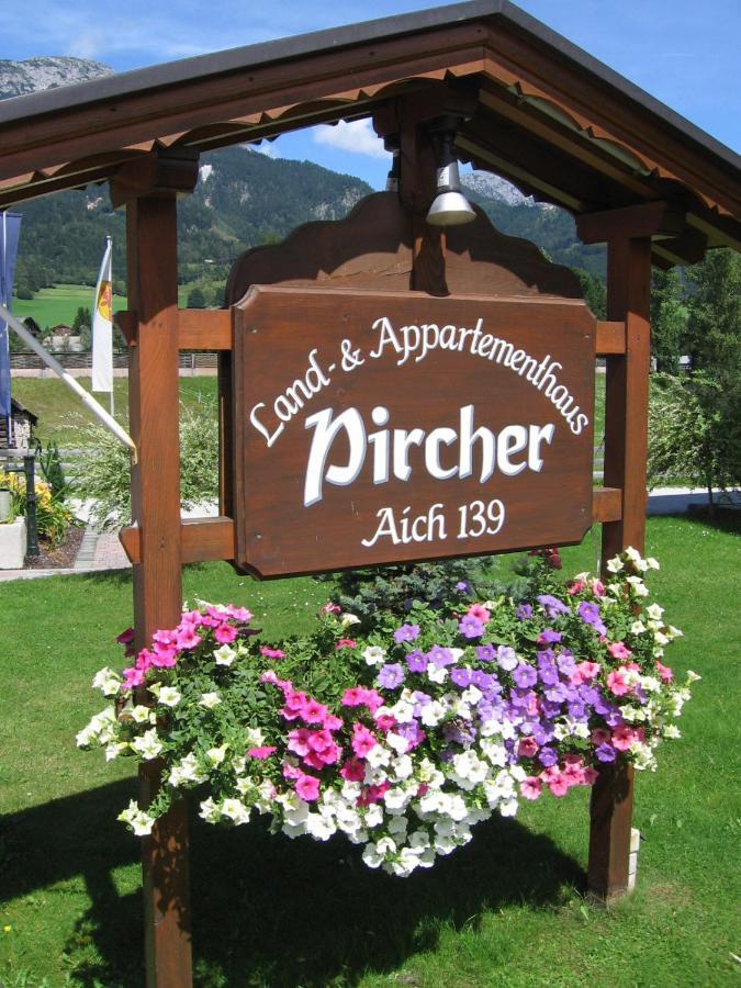 Land- Und Appartementhaus Pircher Aich  Dış mekan fotoğraf
